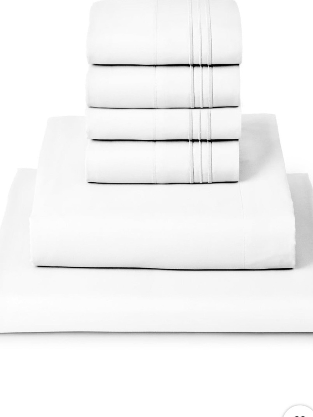 Luxury White Home Bedding Sheet Set - Soft Hotel-Style Sheets